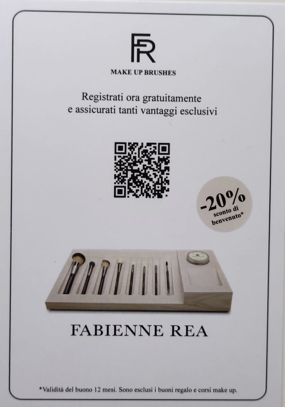 codice sconto Fabienne Rea make up artist